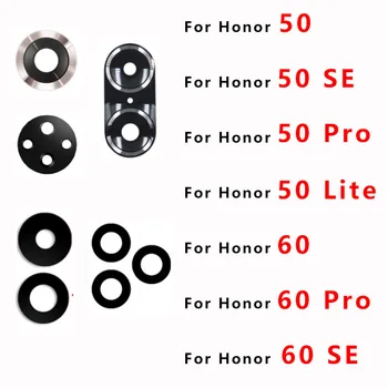 10set/lot Стъкло за обектив на задната задна камера за Huawei Honor 50 60 Pro 50Lite 50SE 60SE Основен голям малък обектив със стикерни части