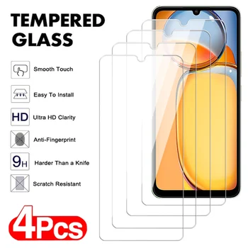 4Pcs закалено стъкло за Redmi 12 12C 13C A1 A2 Plus Note 13 Pro протектор за екран Redmi K70 K60 K50 K60E K70E защитно фолио