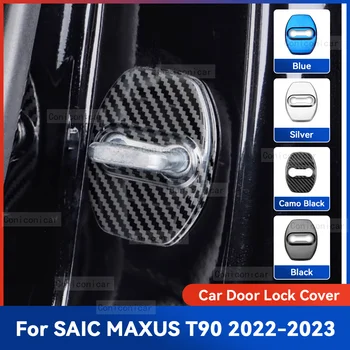 Auto Car Door Lock Защита на капака Емблеми случай от неръждаема стомана декорация за SAIC MAXUS T90 2022 2023 Аксесоари за защита