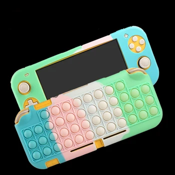 Bubble силиконов калъф за Nintendo Switch Lite Аксесоари за игрови конзоли Soft Protect Case Shell за NS Lite Shockproof