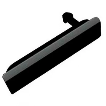 MICRO USB страничен капак СЪВМЕСТИМ за SONY XPERIA Z1S капак за зареждане черен # Sony Xperia Z1s (C6916, Honami)