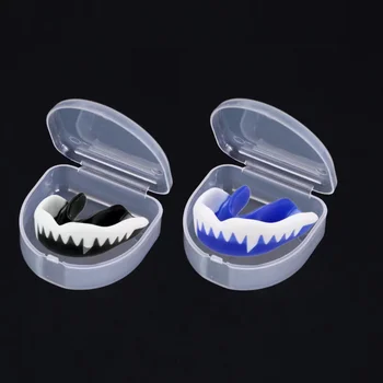 One Set Sport Mouth Guard EVA Протектор за зъби Деца Възрастни Предпазител за уста Защита на скобите за зъби Баскетбол Ръгби Бокс Карате