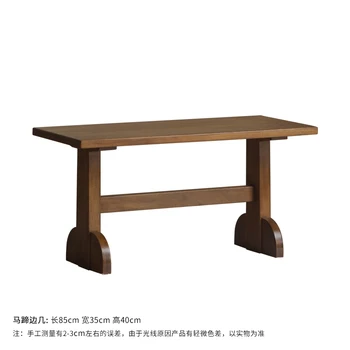 TLL Нова китайска ретро странична маса от масивно дърво Mid-Ancient Living Room Sofa Bed & Breakfast Furniture