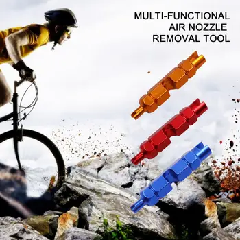 Valve отстраняване гаечен ключ алуминиева сплав велосипед клапан ремонт инструмент силен въртящ момент клапан ядро гаечен ключ аксесоари за велосипеди