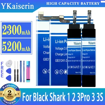 YKaiserin батерия за Xiaomi Black Shark 1 2 3 Pro 3Pro 3 3S Shark1 Shark2 Shark3Pro Shark3 Shark3S Мобилен телефон Batterij