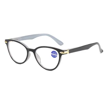 iboode Модни очила за четене на котешко око Жени Ултралеки пресбиопични очила Очила против синя светлина +1.0 1.5 2.0 2.5 3.0 4.0