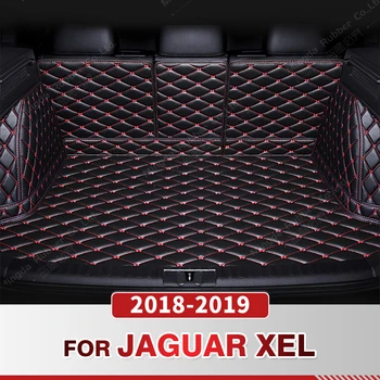Автоматична стелка за багажник с пълно покритие за Jaguar XEL 2018 2019 Подложка за капак на багажника на автомобила Cargo Liner Интериорен протектор Аксесоари