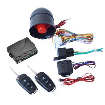 Автомобилна аларма Комплект за дистанционно управление Автоматичен отворен прозорец Контрол на кутията за повдигане Заключване Еднопосочна аларма на системата за превозни средства