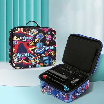 За Nintendo Switch OLED карикатура игра съхранение случай извършване на ръка пътуване чанта конзола док раница торбичка аксесоари преносима чанта