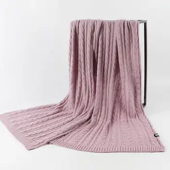 Зимен отоплителен шал Уютен плетен зимен шал с усукана текстура Ветроупорна защита на врата за жени Мек дебел ластик