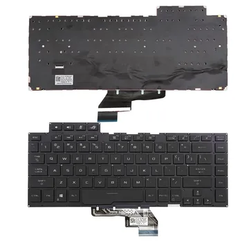 Клавиатура за лаптоп за ASUS ROG Zephyrus M15 GU502GU GU502GV GU502GW черен с RGB подсветка без рамка испански SP / RU / US