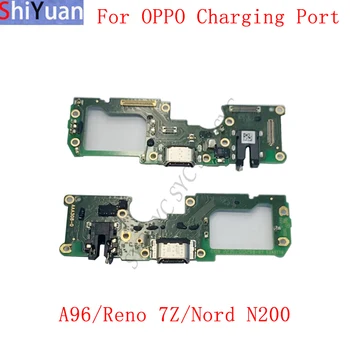 Оригинален USB порт за зареждане конектор съвет Flex кабел за OPPO A96 Reno 7Z OnePlus Nord N200 конектор за зареждане