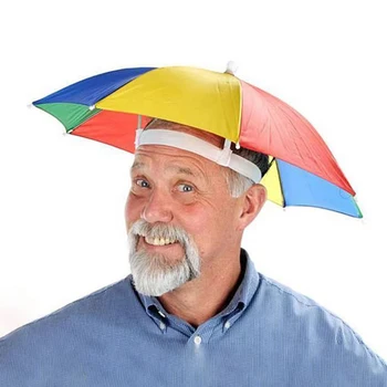 Открит преносим чадър шапка сгъваеми дъжд шапки слънце сянка анти-UV къмпинг риболов шапки плаж главата шапки жени мъже