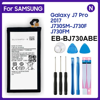 Резервна батерия EB-BJ730ABE за Samsung Galaxy J7 Pro 2017 J730 SM-J730F J730FM 3600mAh телефон Batteria + инструменти