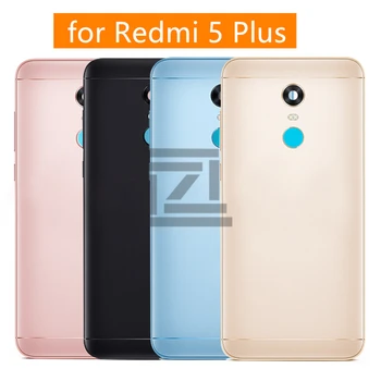 за Xiaomi Redmi 5 Plus батерия заден капак метален корпус на задната врата + страничен ключ за резервни части за ремонт на Redmi 5Plus