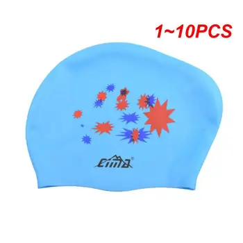  1 ~ 10PCS Размер на водолазната каска 18.5 24cm Без мирис против хлъзгане Вътрешна облицовка Ергономично проектирани и не лесно остарели плувни шапки