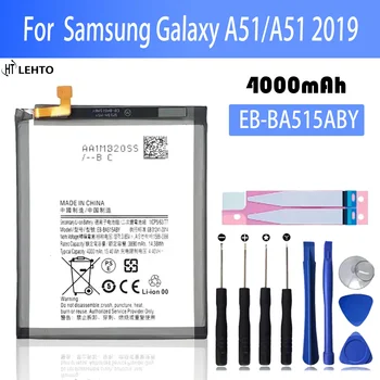 100% OrIginal EB-BA515ABY 4000mAh Резервна батерия за Samsung Galaxy A51 SM-A515 SM-A515F / DSM Мобилен телефон