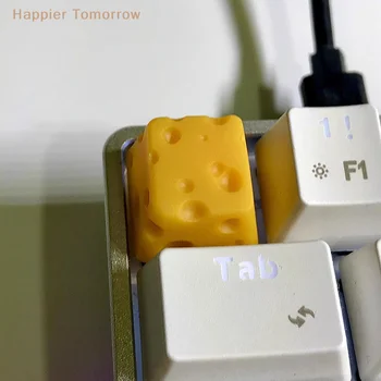1Pc сирене Keycap ръчно изработена смола Keycap за механична клавиатура Esc за ключ сирене торта индивидуалност за ключ капачка