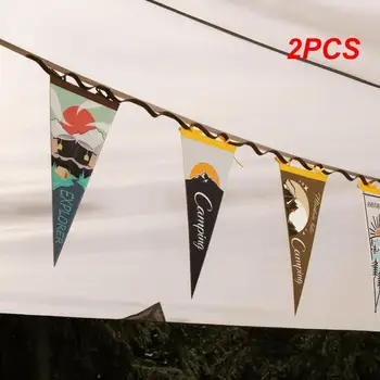 2PCS палатка флаг уникална атмосфера флаг преносим палатка