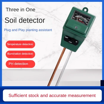 3 в 1 почва PH метър саксия хигрометър почвата тестер растения растеж влага интензитет метър инструмент градина растение инструмент