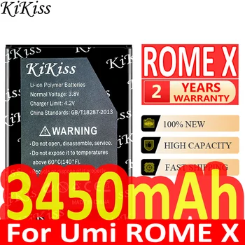 3450mAh KiKiss Мощна батерия за UMI ROME X мобилен телефон