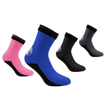 3MM Неопренови чорапи за гмуркане Деца Плуване за възрастни Чорапи за гмуркане с шнорхел Топли чорапи за сърф без хлъзгане Водни спортове Плажни чорапи за гмуркане