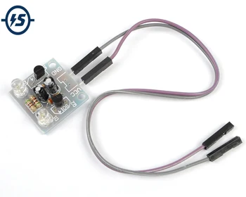  3pcs / партида DIY комплект Проста светкавица LED светлинна верига Прости мигащи светодиоди Комплекти платки 5MM LED електронен производствен пакет част