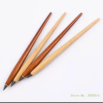 5 бр. Дървени вечни моливи Безмастилен молив Вечен молив за многократна употреба Неограничен молив Канцеларски материали за писане