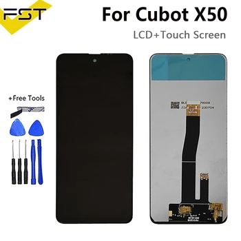 6.67 инчов нов оригинален дисплей за Cubot X50 LCD дисплей + сензорен екран дигитайзер събрание замяна за Cubot X50 LCD екран