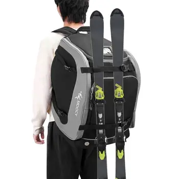 65L ски обувка раница голям капацитет Оксфорд плат каска облекло раница ботуши каска облекло пътуване чанта за очила