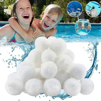700g Трансгранично специално за плувен басейн аквариум филтър топка бели влакна топка филтър материал околната среда Protectio D8A4