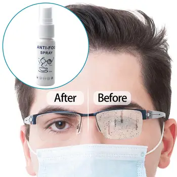 Anti Fog Spray Anti Fog Solution 20ml Defogger Eyeglass Lens Cleaner Spray for Windows Mirrors Очила Екрани Очила Очила Очила