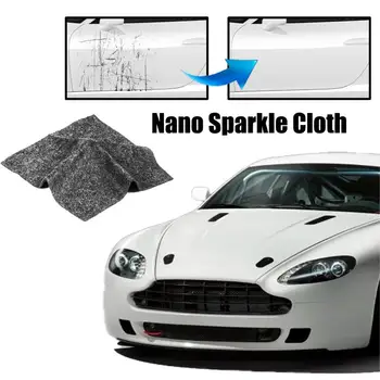Car Nano Sparkle Cloth Премахване на драскотини и петна Автобоя драскотини Упорити водни петна Ремонт на кърпички за полиране на автомобили Ръждясване