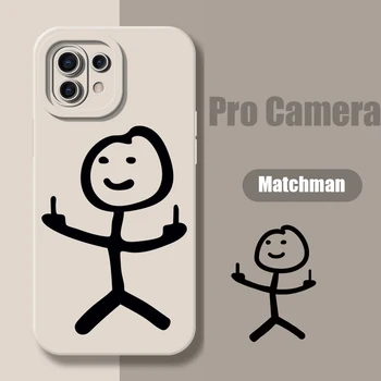 Cartoon Matchman телефон случай за OnePlus ACE 2 5G ACE случаи меки TPU течни силиконови задни капаци за OnePlus ACE 2 5G ACE