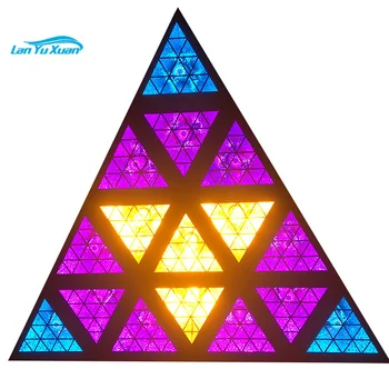 Disco Dj парти сценично осветление Dmx Rgbw Led Blinder триъгълник Led матрица 16x30W 576 * 0.3W RGB фон Triangel ефект светлина