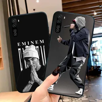 Eminem RAP God Cool калъф за телефон за OPPO Find X5 X3 X2 A93 Reno 8 7 Pro A74 A72 A53 Черен мек калъф за телефон Funda