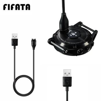 FIFATA 1M USB кабел за бързо зареждане на данни Захранващ кабел Зарядно устройство за Garmin Fenix 5 5S 5X 6 6S 6X Forerunner 245 Vivoactive 3 4