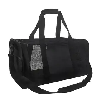 Gym Mesh чанта за пътуване лесно сухо кръст рамо подвижна каишка Носете чанта за една нощ Weekender чанта упражнение чанта фитнес окото ролка чанта