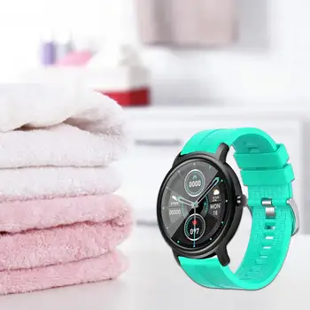 HOT SALES!! 20mm Регулируема водоустойчива силиконова каишка за часовник, подходяща за Xiaomi-Mibro Air