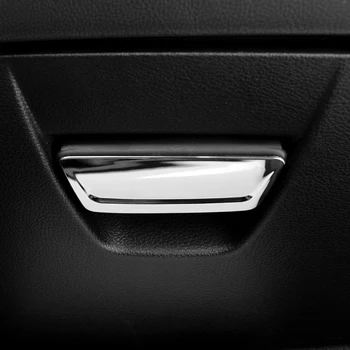 KIQI ABS хром кола ръкавица кутия дръжка капак кутия за съхранение пайети ръкавица подстригване стикер за Ford Focus 3 MK3 2015-2018 LHD стикери