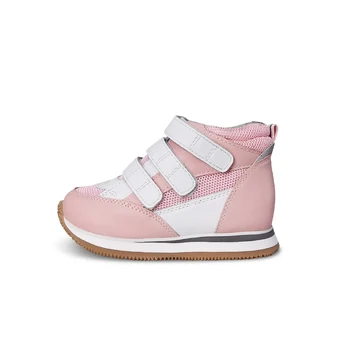 Kids Girl Pink Sneakers Детски кожени ортопедични обувки за деца Ежедневни плоски ортези Спортни обувки 2-8Years