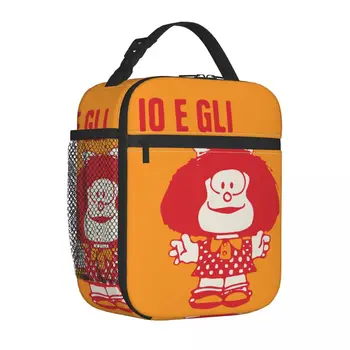 Mafalda Io E Gli Altri изолирани чанти за обяд Непропусклив контейнер за обяд Термо чанта Кутия за обяд Tote School Travel чанти за съхранение на храна