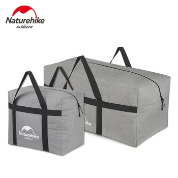Naturehike 45L / 100L Висококачествена найлонова чанта за багаж с висок капацитет Пътуване Къмпинг Преносима чанта за бъги Туристически пакет чанти