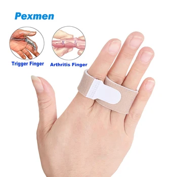Pexmen 1/2/5/10Pcs Finger Buddy Wraps за счупени заседнали шини за пръсти Скоба за подути и спусъка пръсти на пръсти или чук