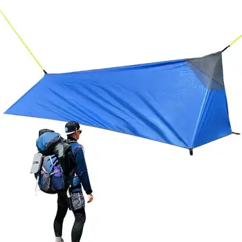 Portable Backpacking палатка Mesh Net открит къмпинг спален чувал палатка лек един човек палатка спален чувал