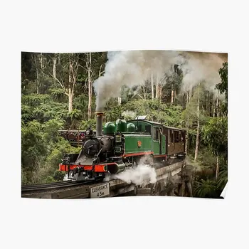 Puffing Billy Poster Art Vintage Funny Modern Decoration Room Home Decor Wall Painting Mural Picture Print No Frame