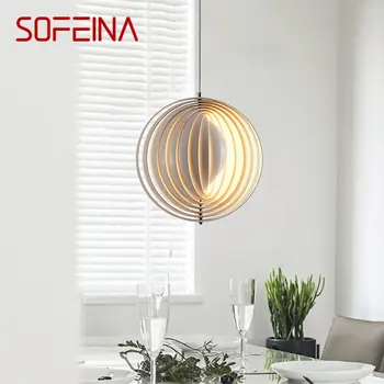 SOFEINA Nordic Pendent лампа LED творчески фенер полилей декоративни за дома трапезария бар стълби