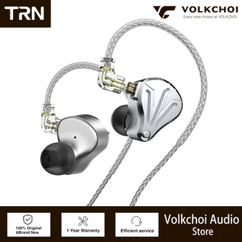 TRN BAX в ухото слушалка BA + 1DD + 2EST Tribrid метал HIFI монитор слушалки спортни слушалки TRN MT4 PRO