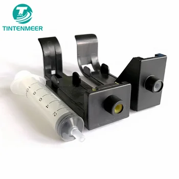 Tintemeer Един инч 25.4mm + половин инч 12.7mm Клип за инструмент за пълнене за HP 15 45 78 HP15 HP45 HP78 Блокиране на касетата с мастило Извличане на въздух