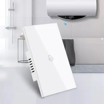 Tuya WiFi Smart бойлер превключвател Smart Touch Switch Smart Life App Поддръжка Alexa Home Assistant Гласов контрол